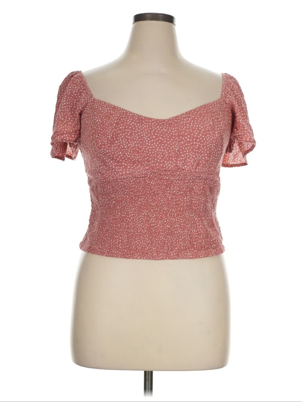 Abercrombie & Fitch Flowy Feminine Crop Top Sz XL